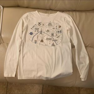 Crewcuts Girls Paris map graphic tee